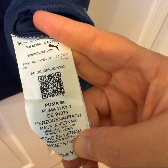 Puma Blue Polo Shirt Athletic Performance Golden Oaks B & G 2021 - Picture 7 of 11